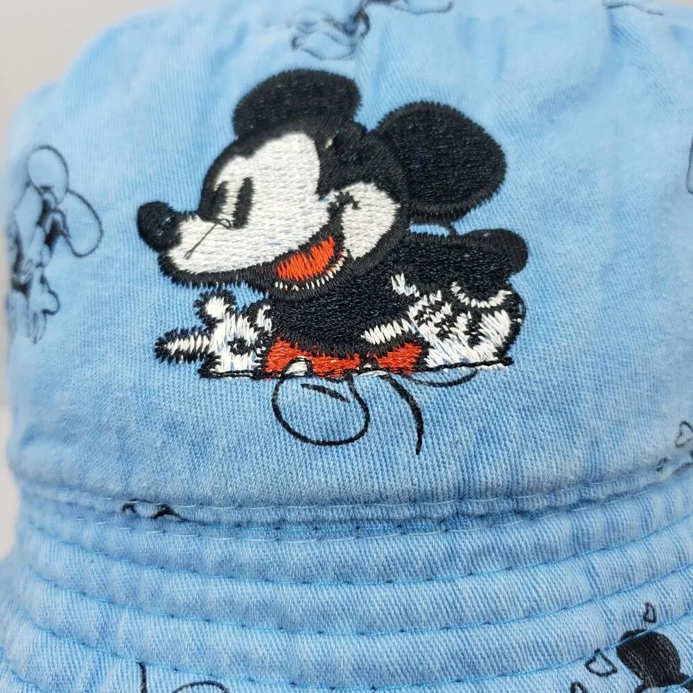 Vintage Disney Mickey Mouse Reversible Bucket Hat